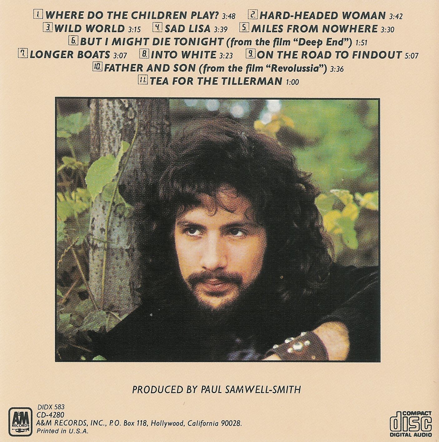 Cat Stevens  Tea For The tillerman : Front in v2  us